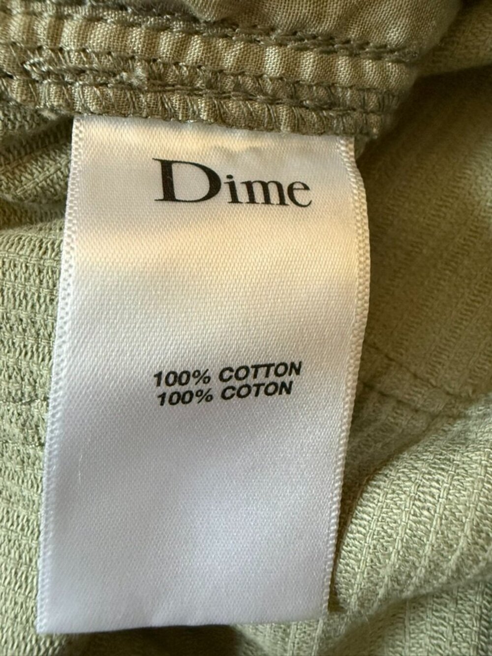 Dime Mens M Corduroy Shorts Green Olive Skater Streetwear NEW NWT Pantalons - Picture 9 of 10